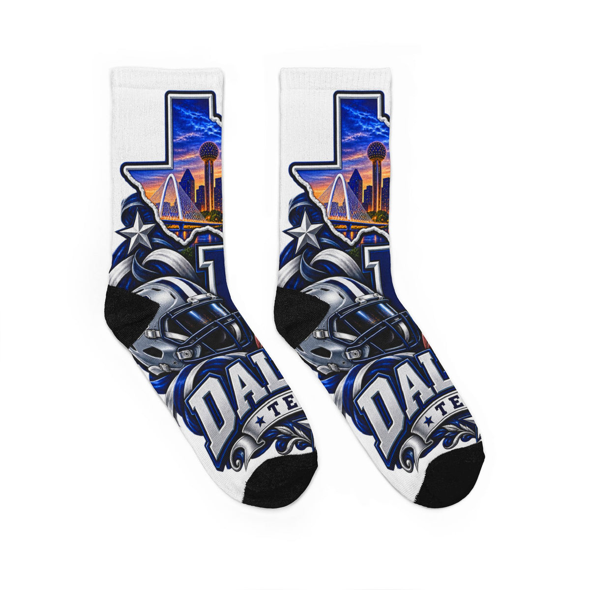 Dallas Unisex Padded Crew Socks