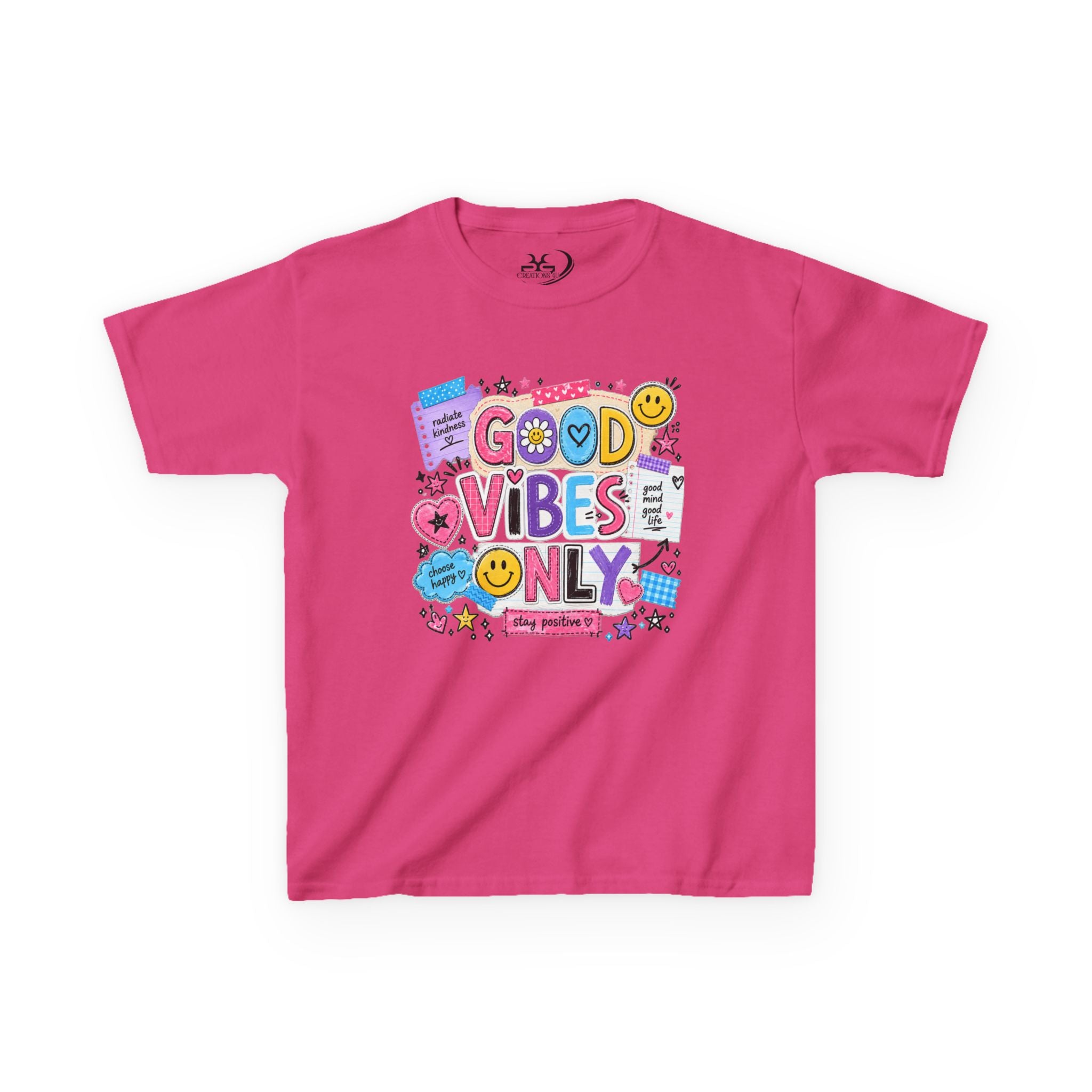 Good Vibes Only Heavy Cotton Kids T-Shirt