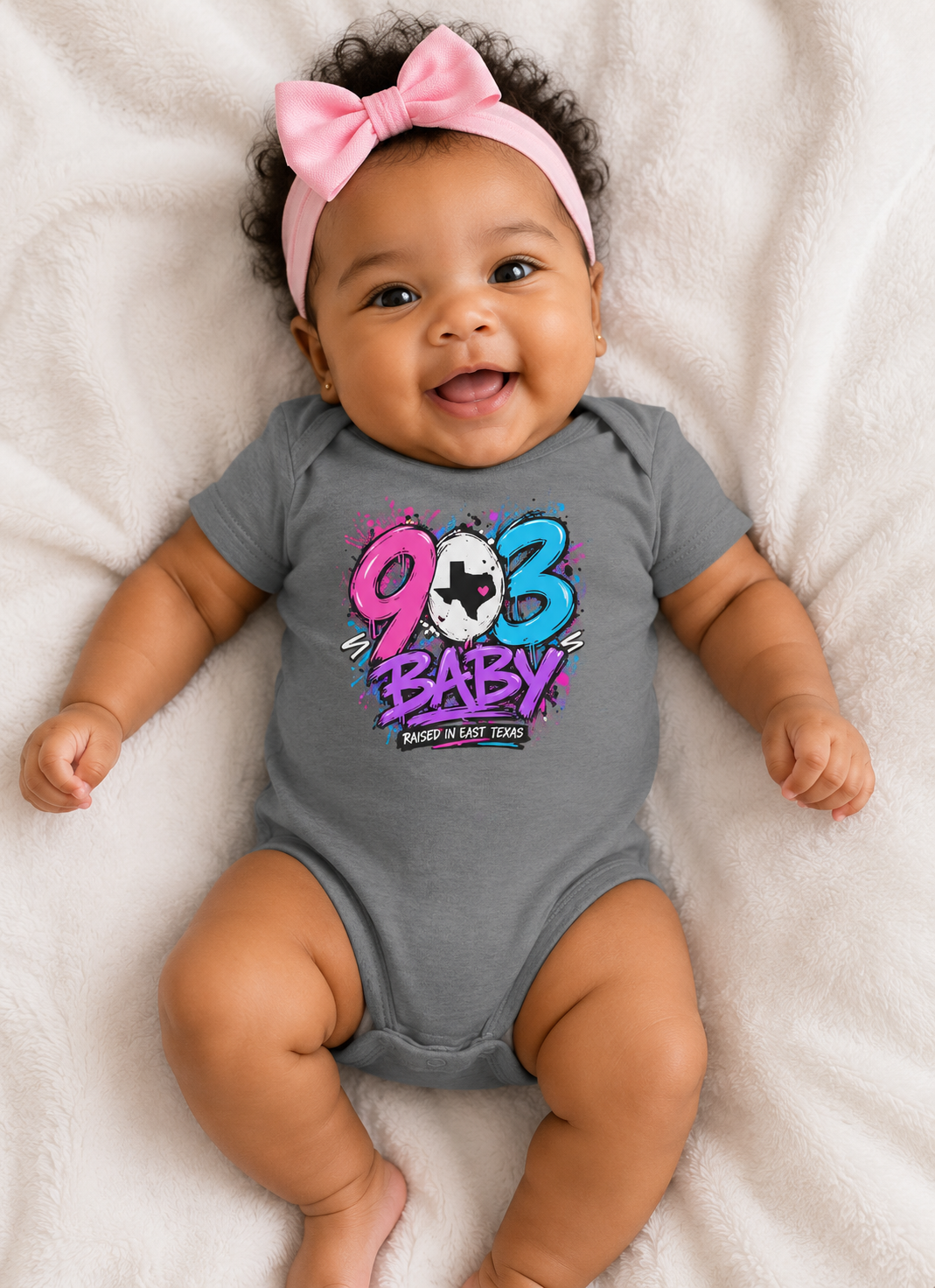 903 Baby – Raised in East Texas Infant Bodysuit