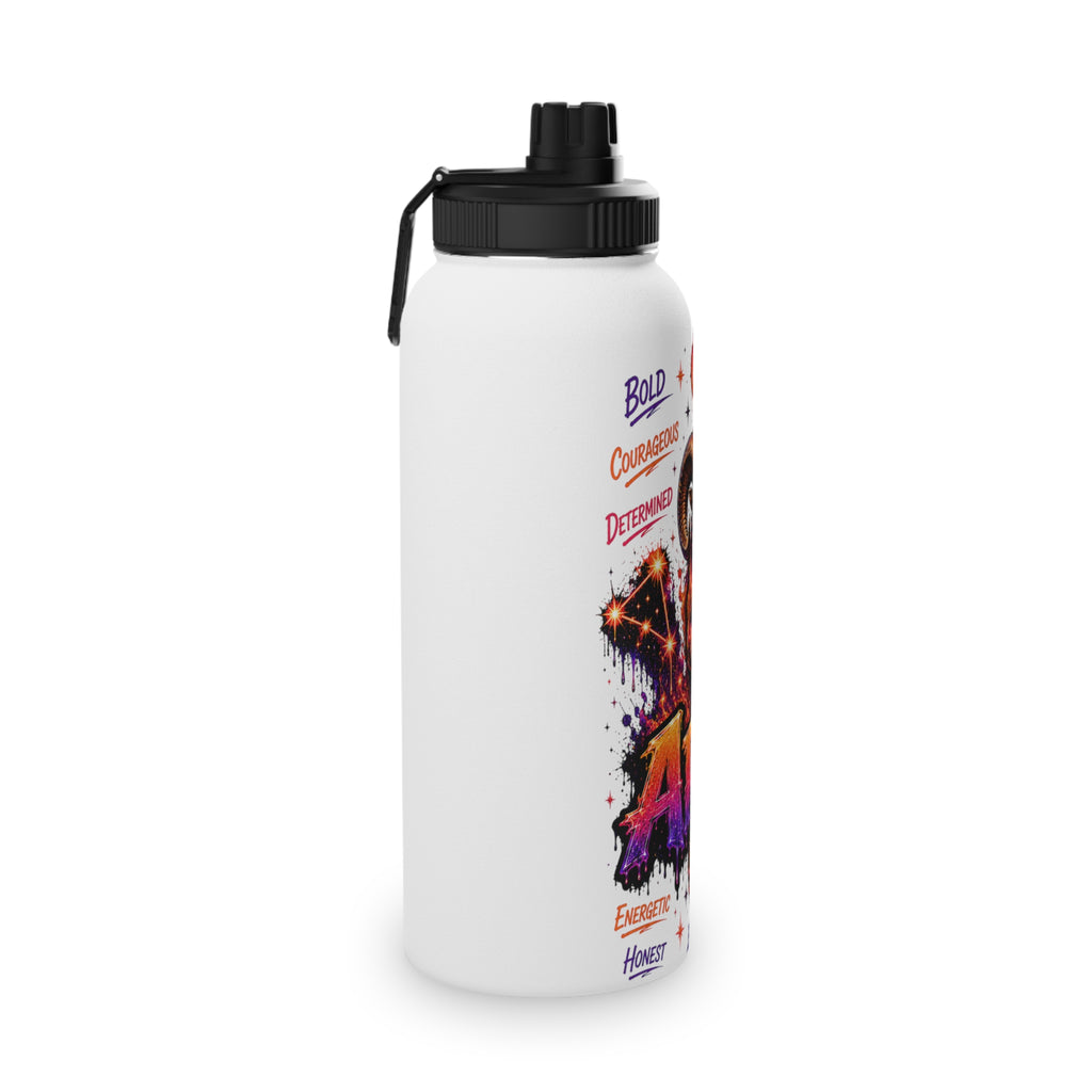 Aries Stainless Steel Water Bottle, Sports Lid