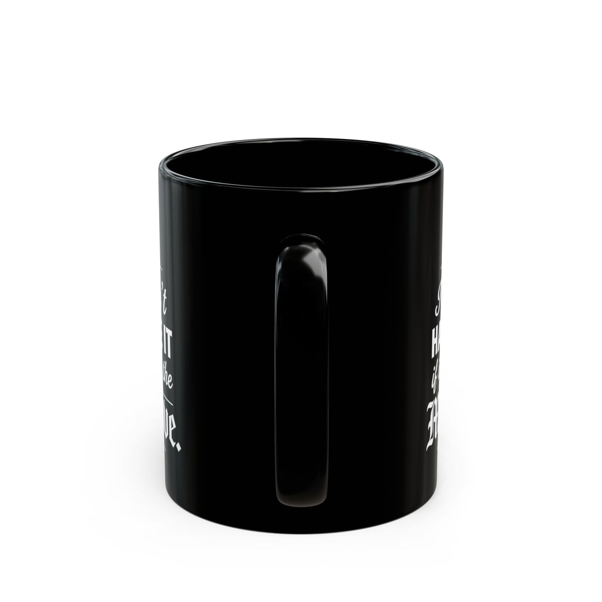 I Wouldn’t Have Made It Without the Man Above Black Ceramic Mug (11oz, 15oz)