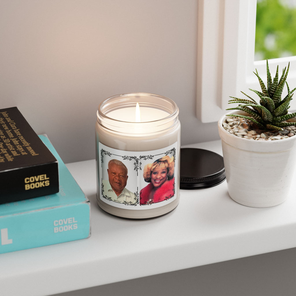 Personalized Photo Scented Soy Candle, 9oz