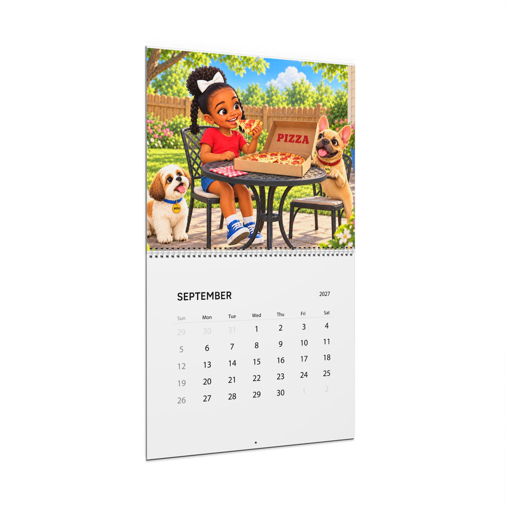 Bria’s Backyard Fun 2027 Wall Calendar – 14″ × 11.5″