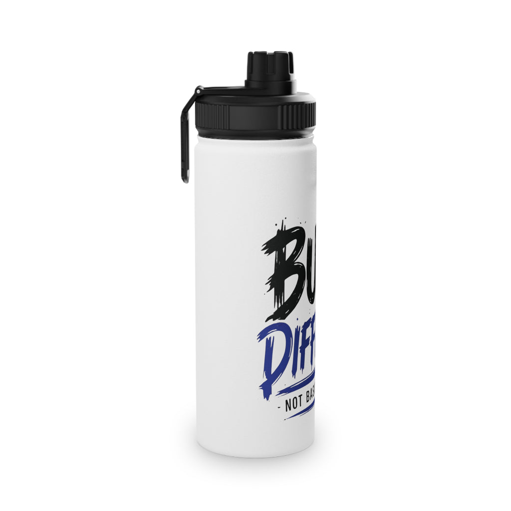 Built Different Stainless Steel Water Bottle, Sports Lid