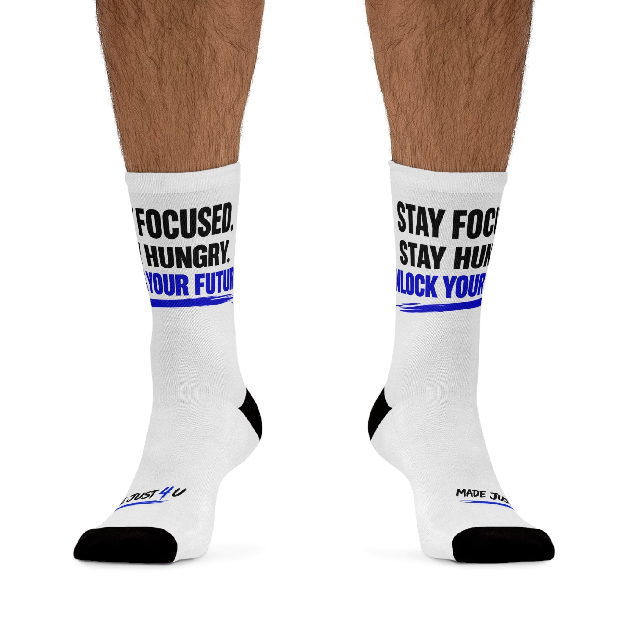 Unisex Stay Focused Poly Socks