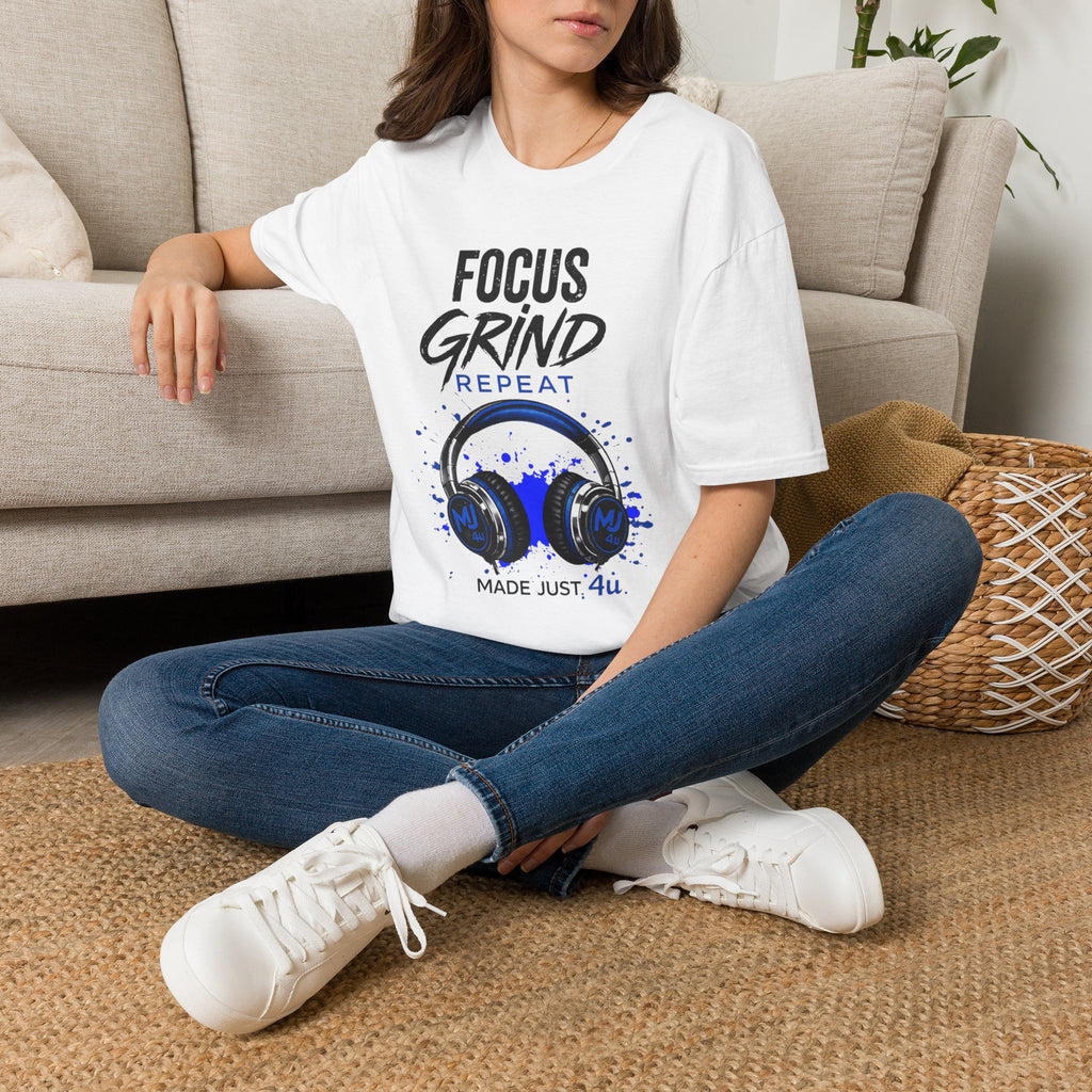 Focus Grind Repeat Unisex T-Shirt