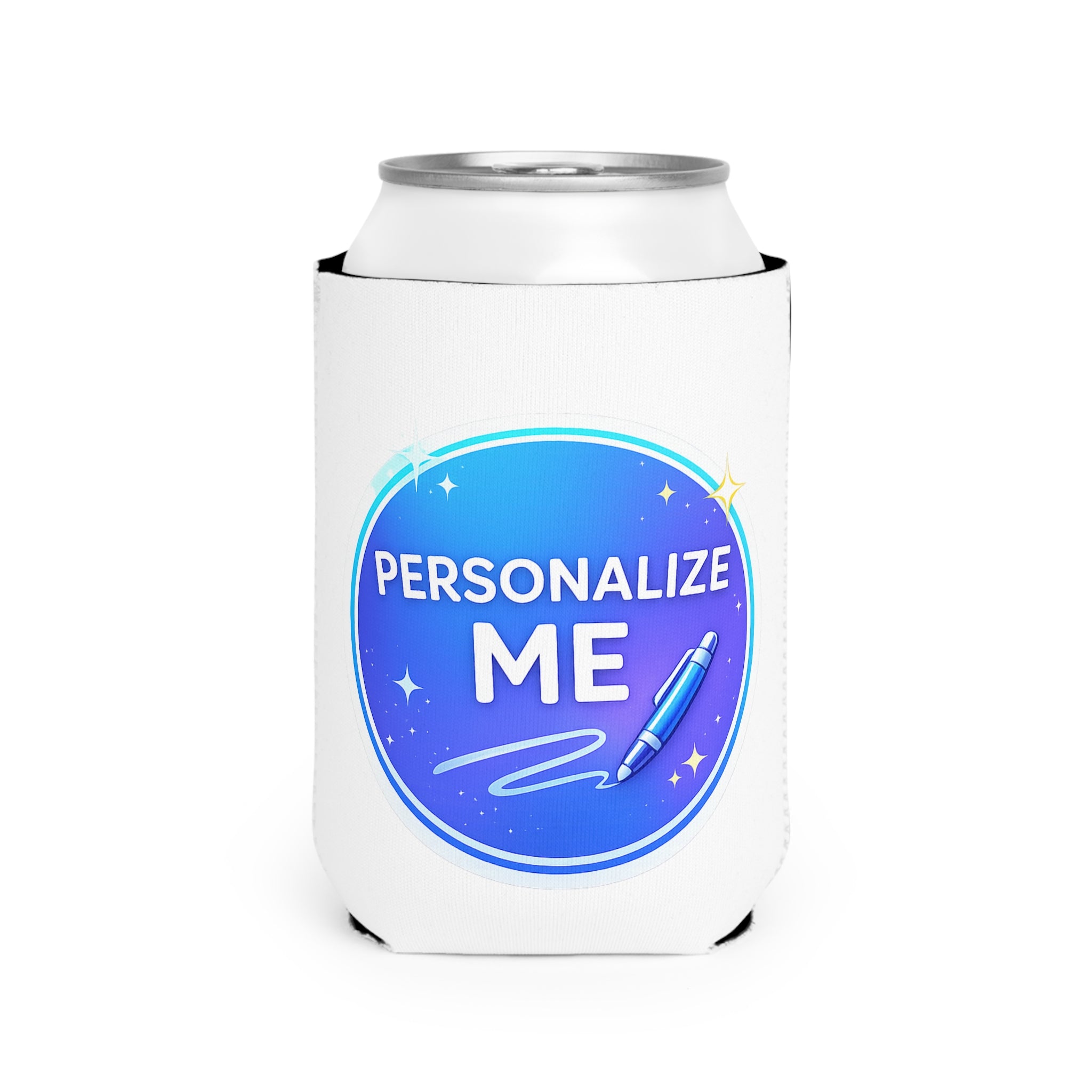 Personalize With a photo Can Cooler Sleeve