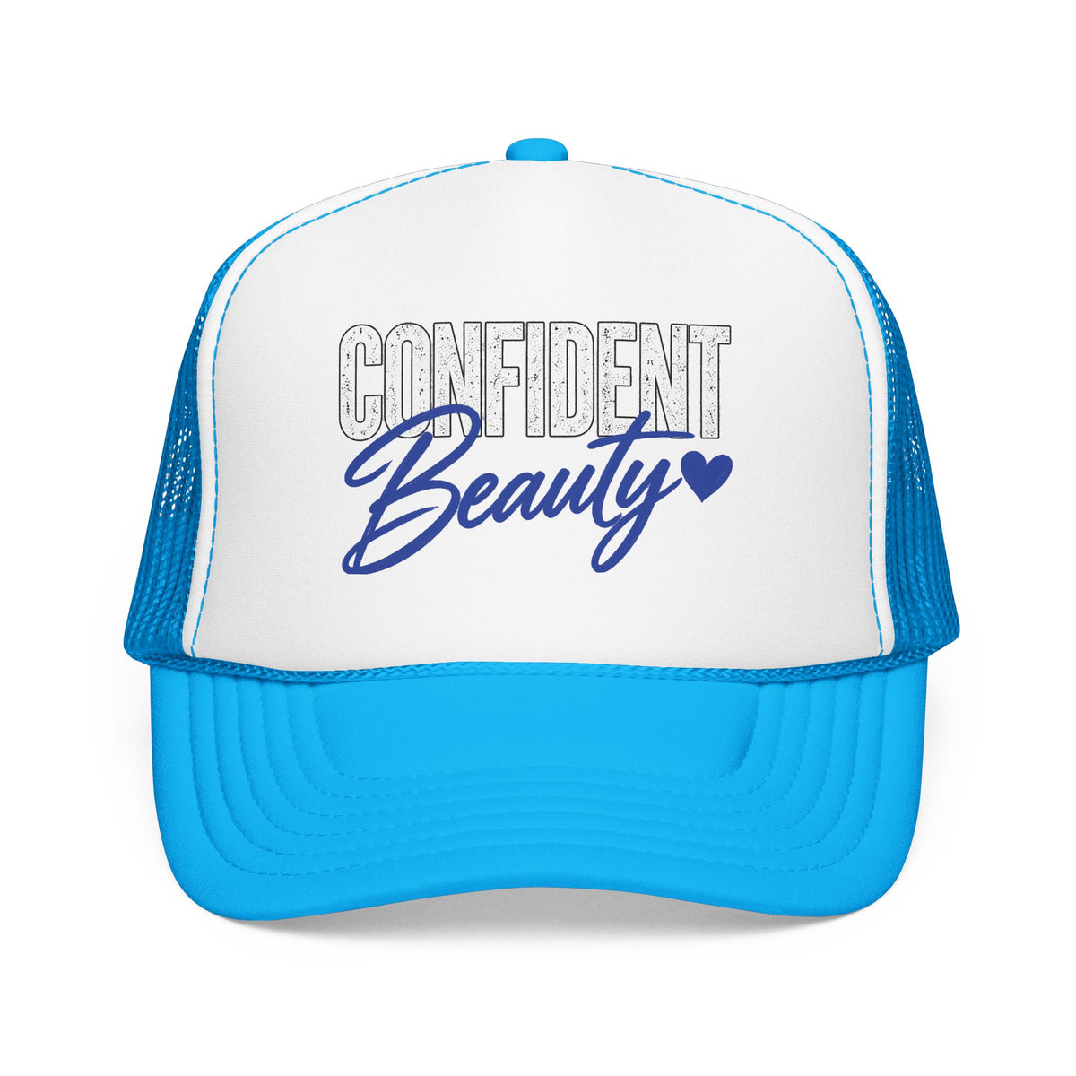 Confident Beauty Foam Trucker Mesh Cap