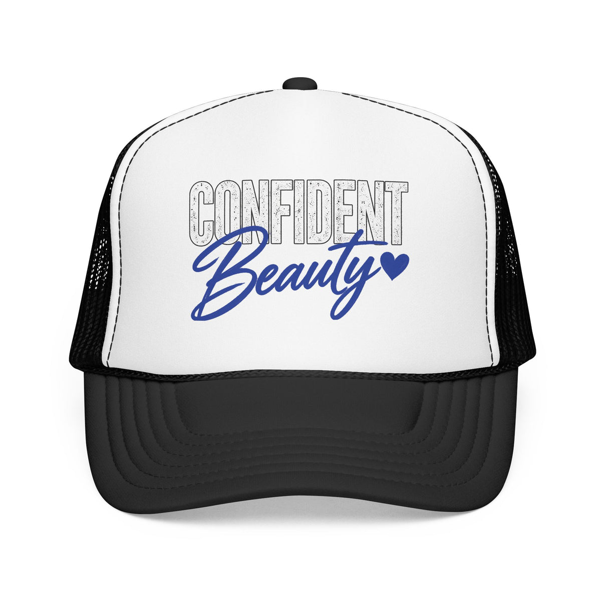 Confident Beauty Foam Trucker Mesh Cap