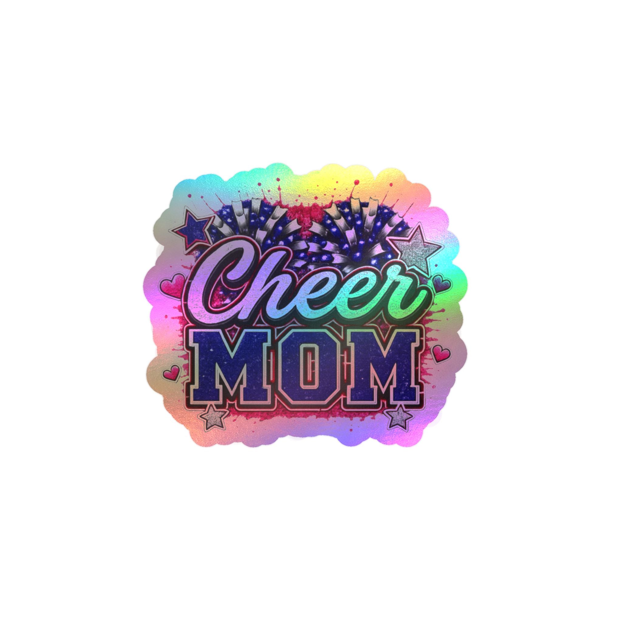Cheer Mom Kiss-Cut Vinyl Decals