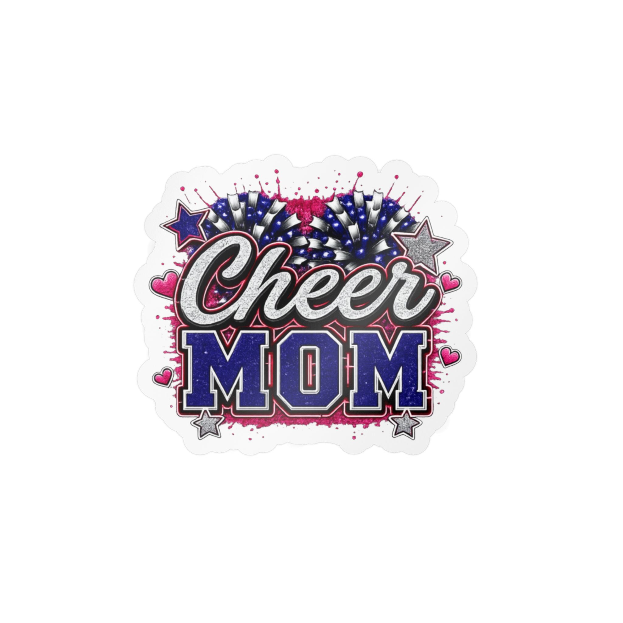 Cheer Mom Kiss-Cut Vinyl Decals