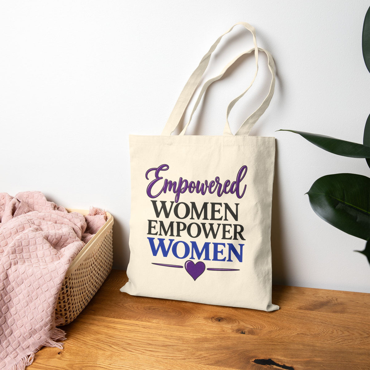 Empowered Woman Canvas Tote Bag