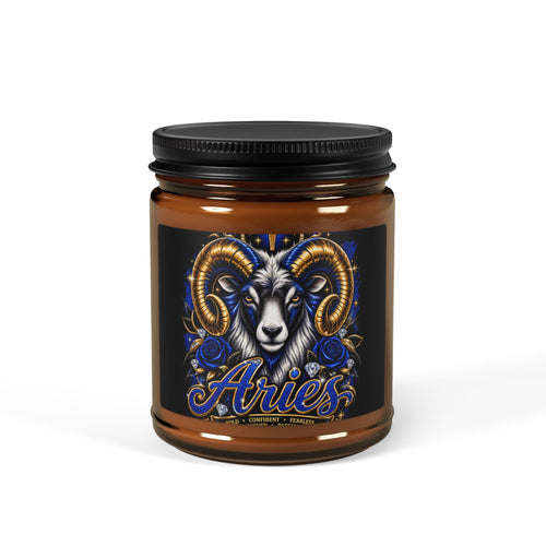 Aries Soy Candle (Amber Jar)