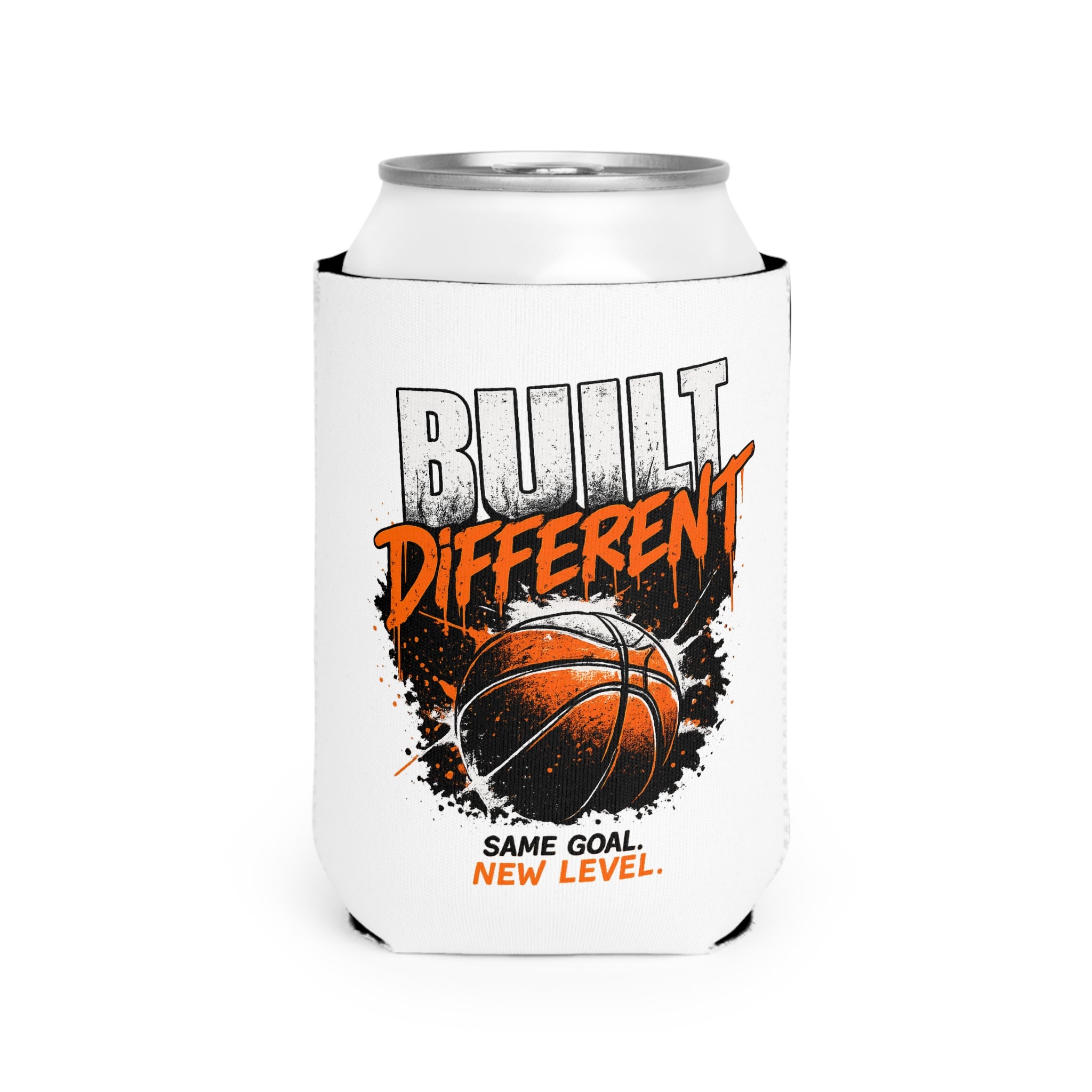 Built different Basketball Can Cooler Sleeve