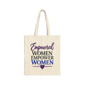 Empowered Woman Canvas Tote Bag