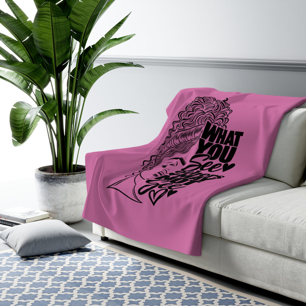 What You See Others May Not See Sherpa Fleece Blanket