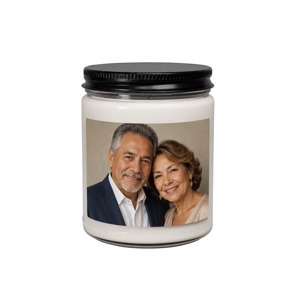 Personalized Photo Scented Soy Candle, 9oz