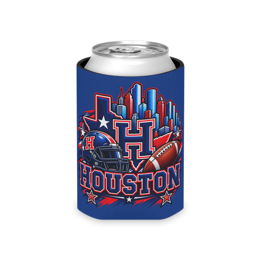 Houston Football Can Cooler Sleeve