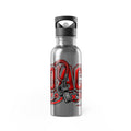 Coach 20 oz Stainless Steel Straw Bottle –Red