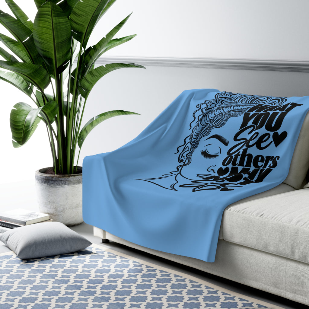 What You See Others May Not See Sherpa Fleece Blanket