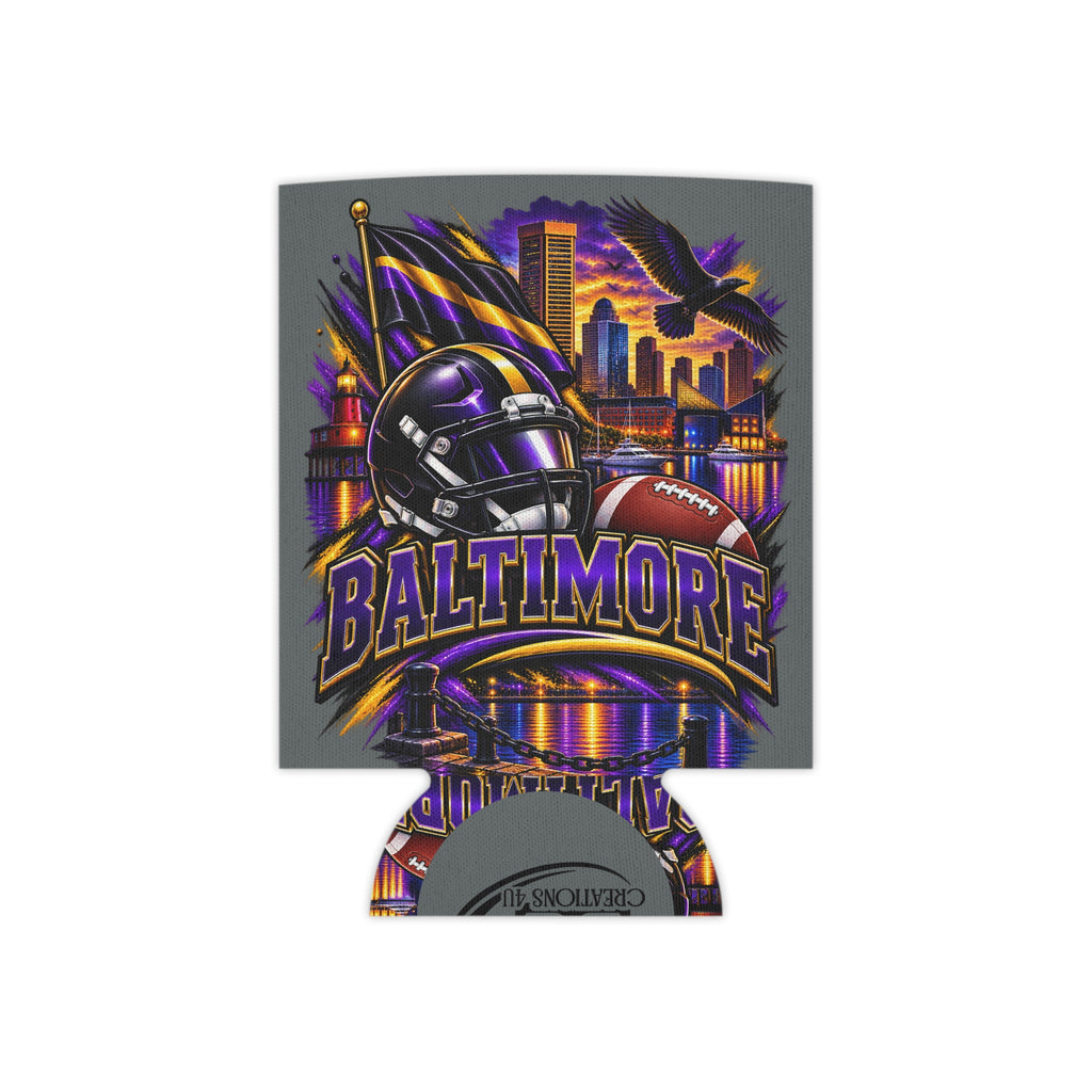 Baltimore Football Can Cooler Sleeve