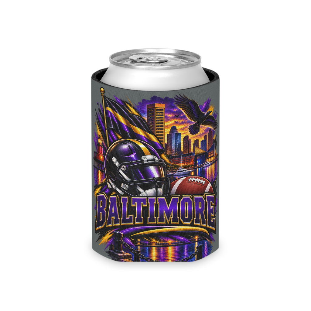 Baltimore Football Can Cooler Sleeve