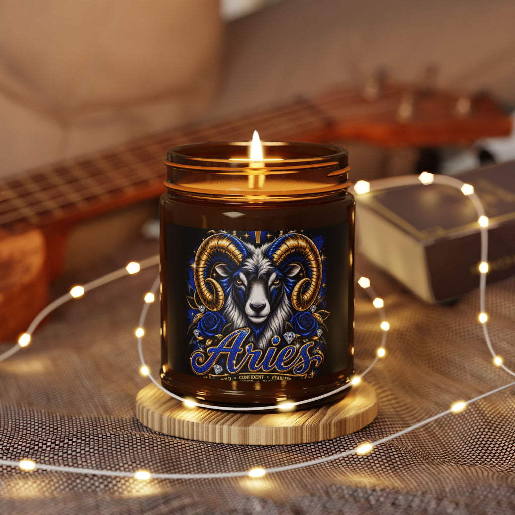 Aries Soy Candle (Amber Jar)