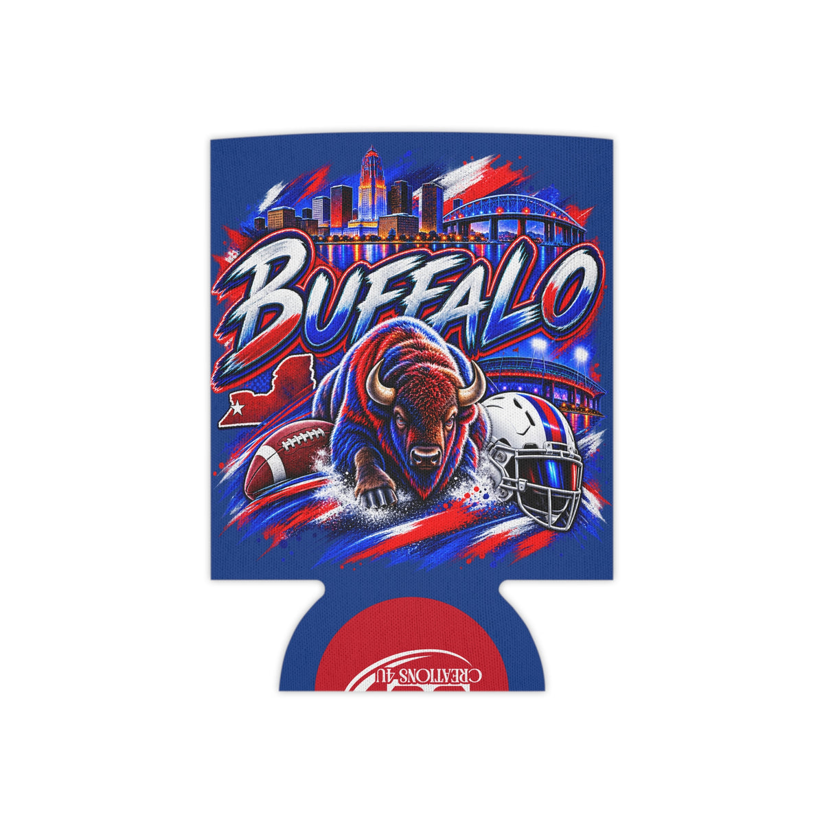 Buffalo Football Can Cooler Sleeve