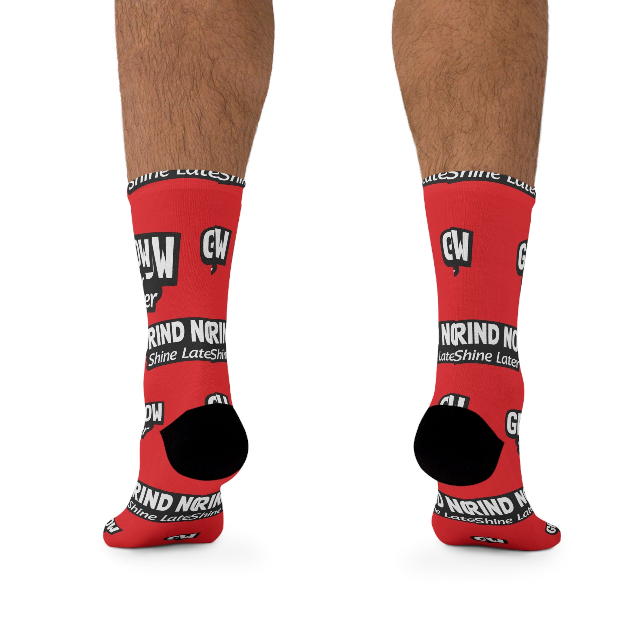 Grind Now Shine Later Poly Socks