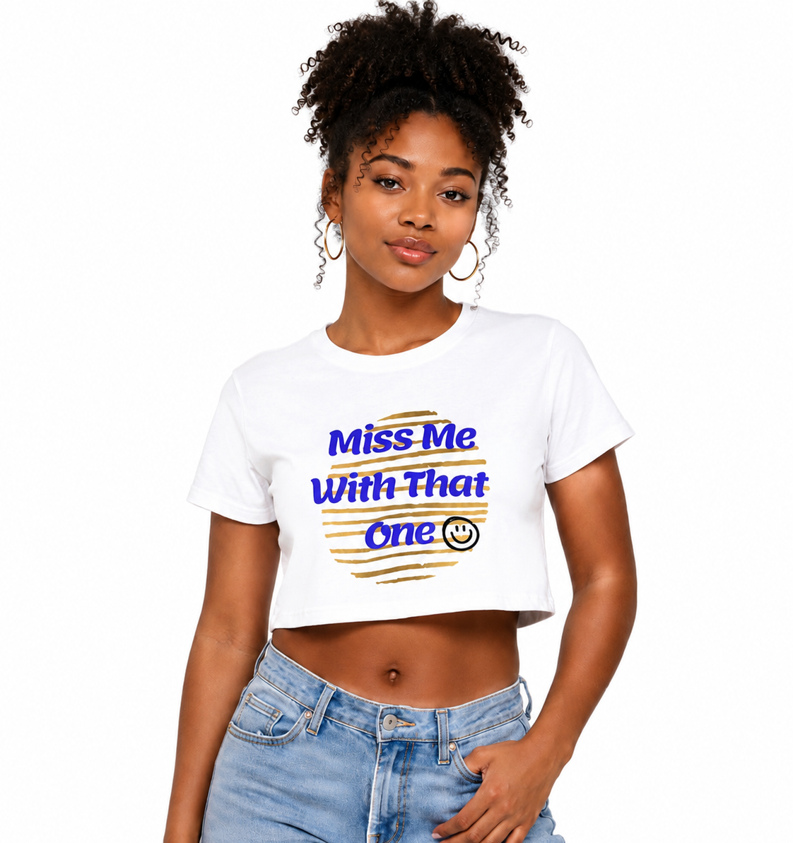 Miss Me With That Women’s Festival Crop Top
