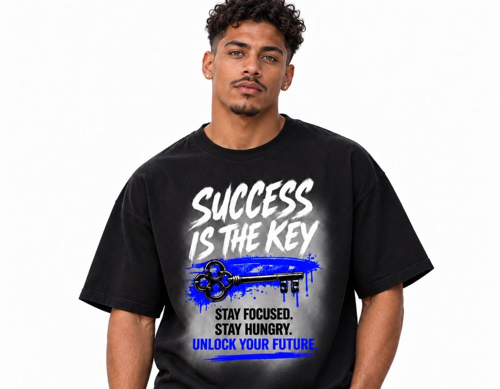 Success is the Key Patch Monkey Washed T-Shirt
