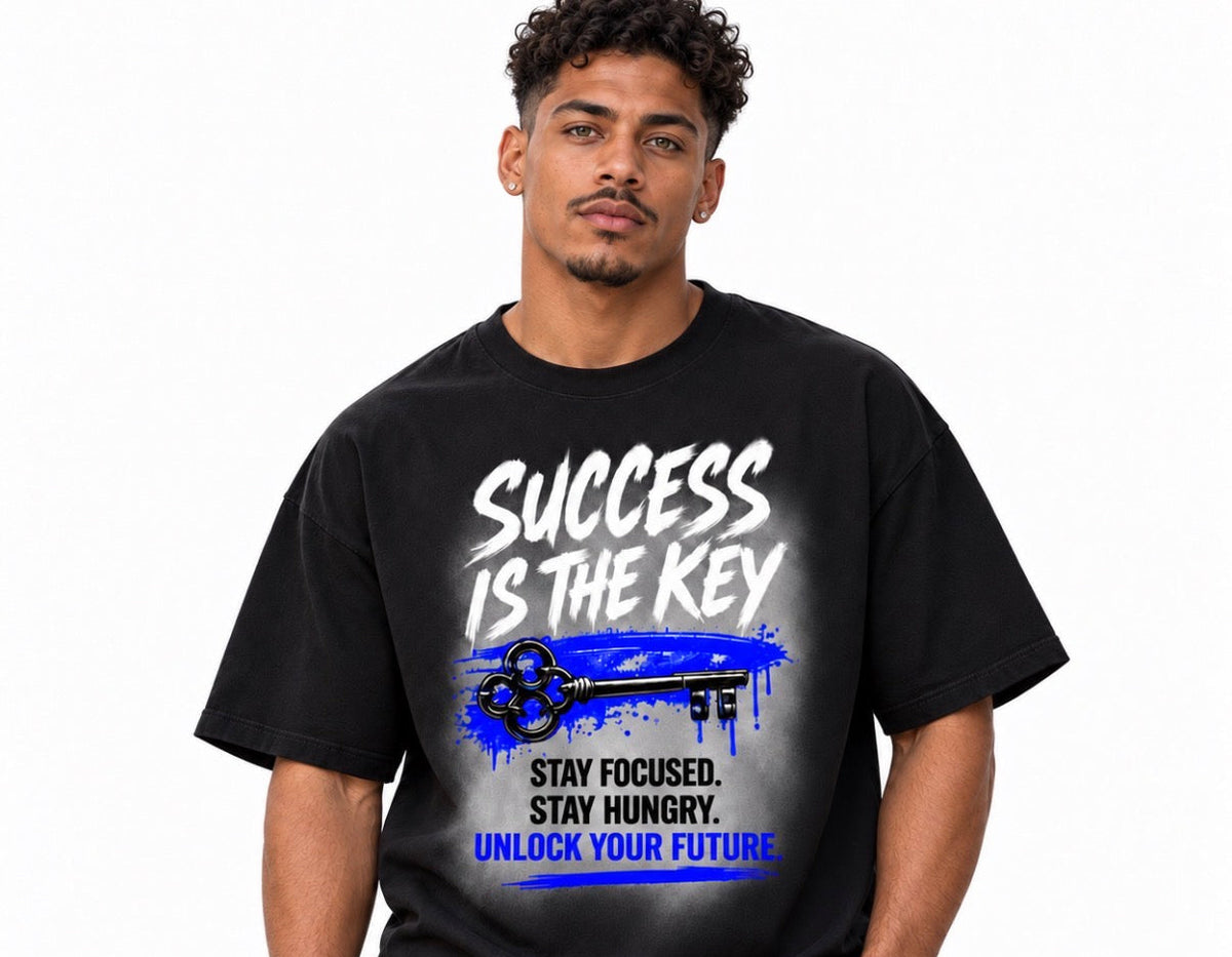 Success is the Key Patch Monkey Washed T-Shirt