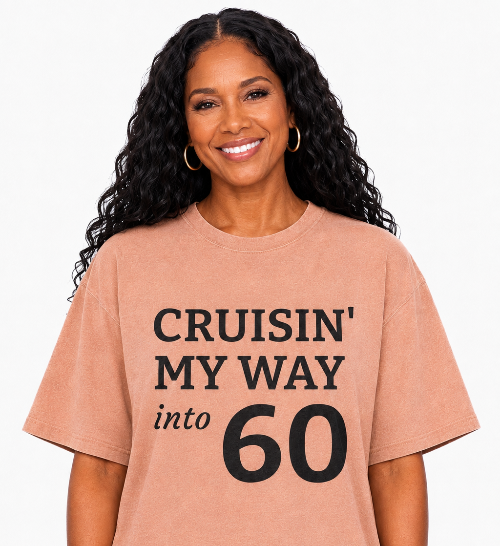 Personalized Cruisin’ My Way Into [Age] Adult T-Shirt
