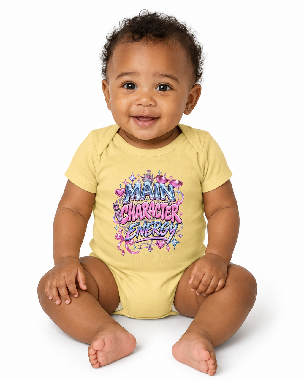 Little Personality Cute Baby Bodysuit