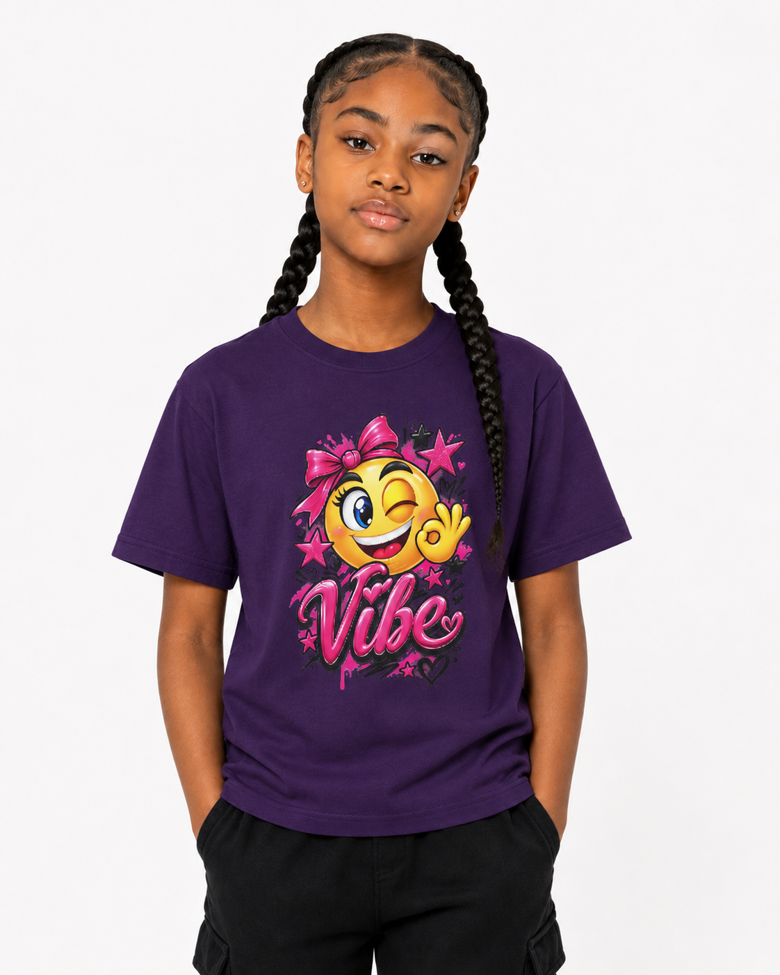 Good Vibes Heavy Cotton Kids T-Shirt