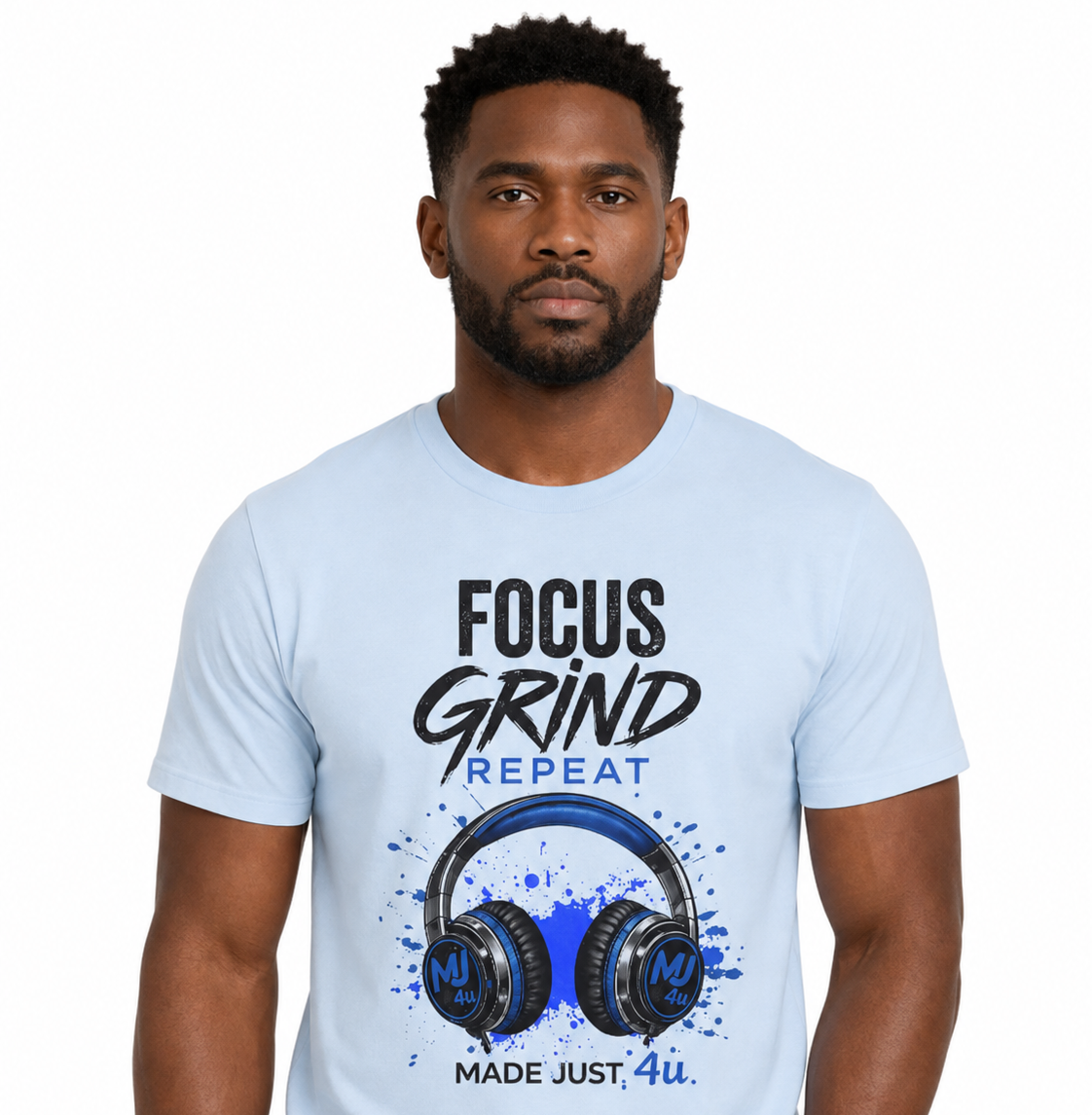 Focus Grind Repeat Unisex T-Shirt