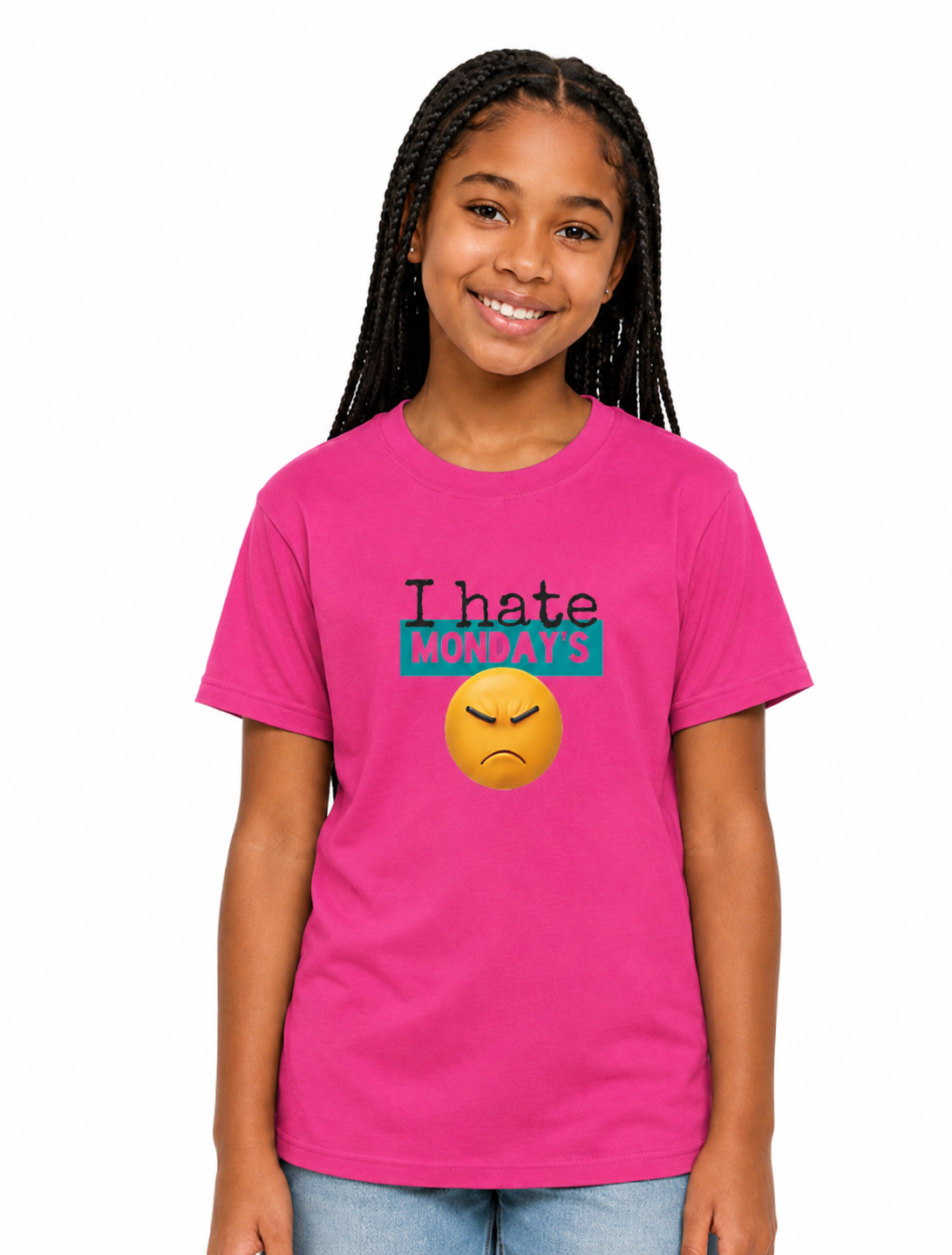 I Hate Mondays Kids Heavy Cotton T-Shirt