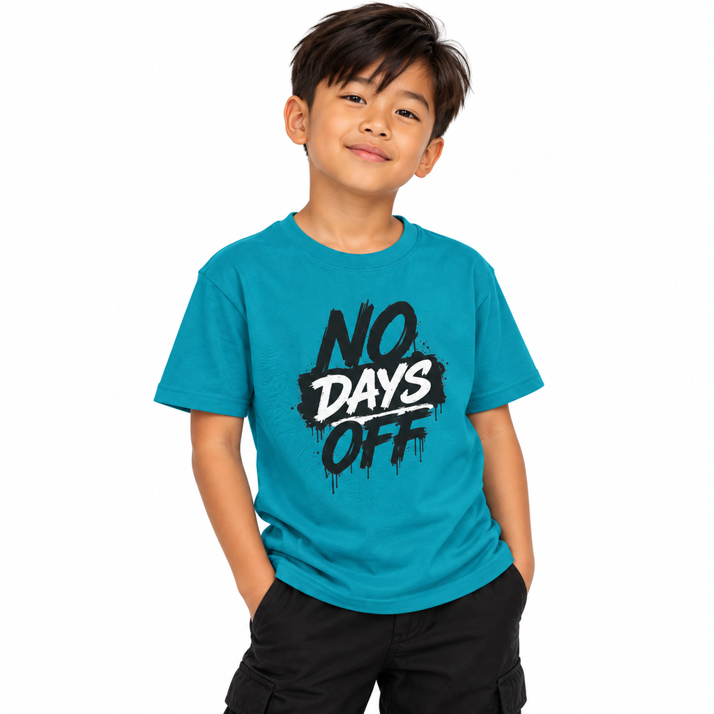 No Days Off Kids T-Shirt