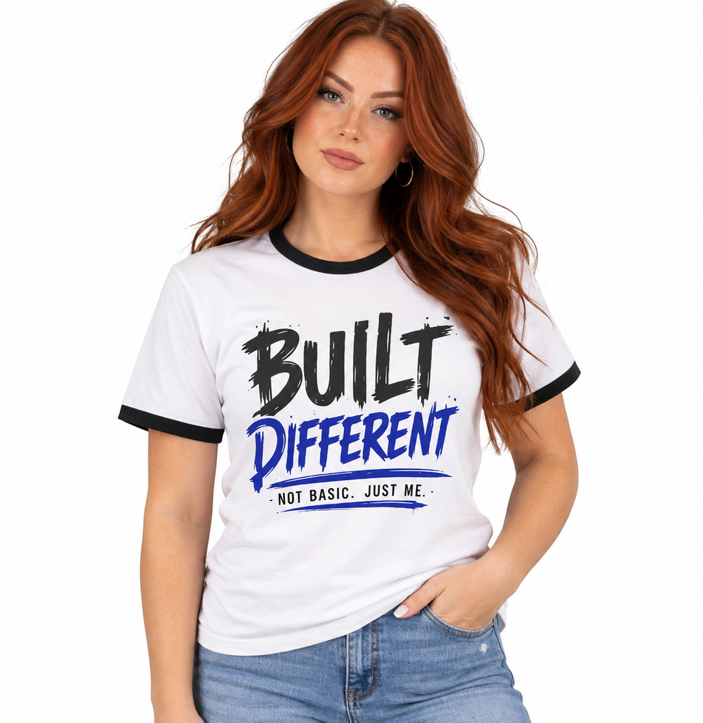 Built Different Unisex Ringer T-Shirt