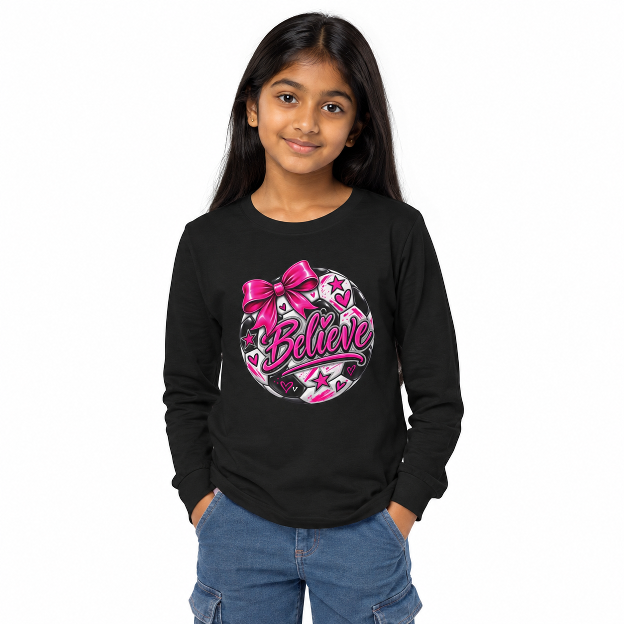 Believe Jersey Long Sleeve Tee