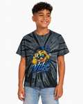 Youth Blue Emoji Vibe Tie-Dye Tee
