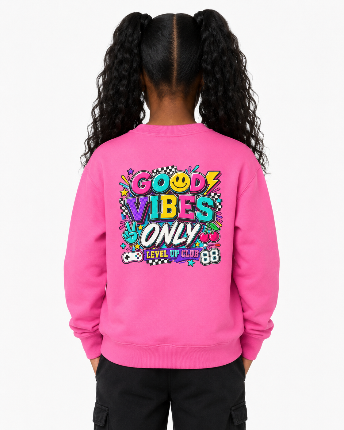 Good Vibes Youth Crewneck Sweatshirt