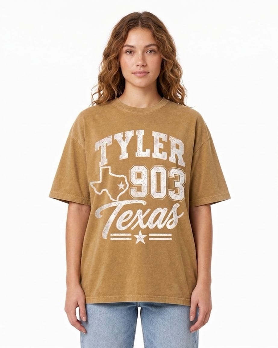 Tyler Texas 903 Mineral Washed T-Shirt