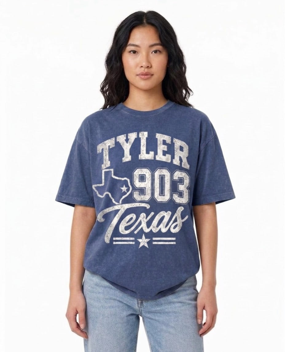 Tyler Texas 903 Mineral Washed T-Shirt