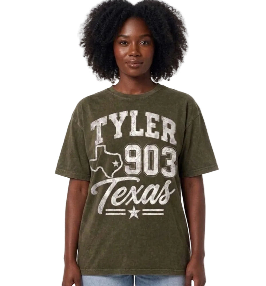 Tyler Texas 903 Mineral Washed T-Shirt