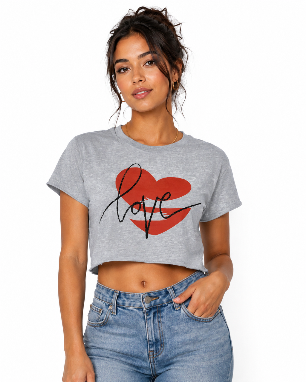 Love Women's Festival Crop Top