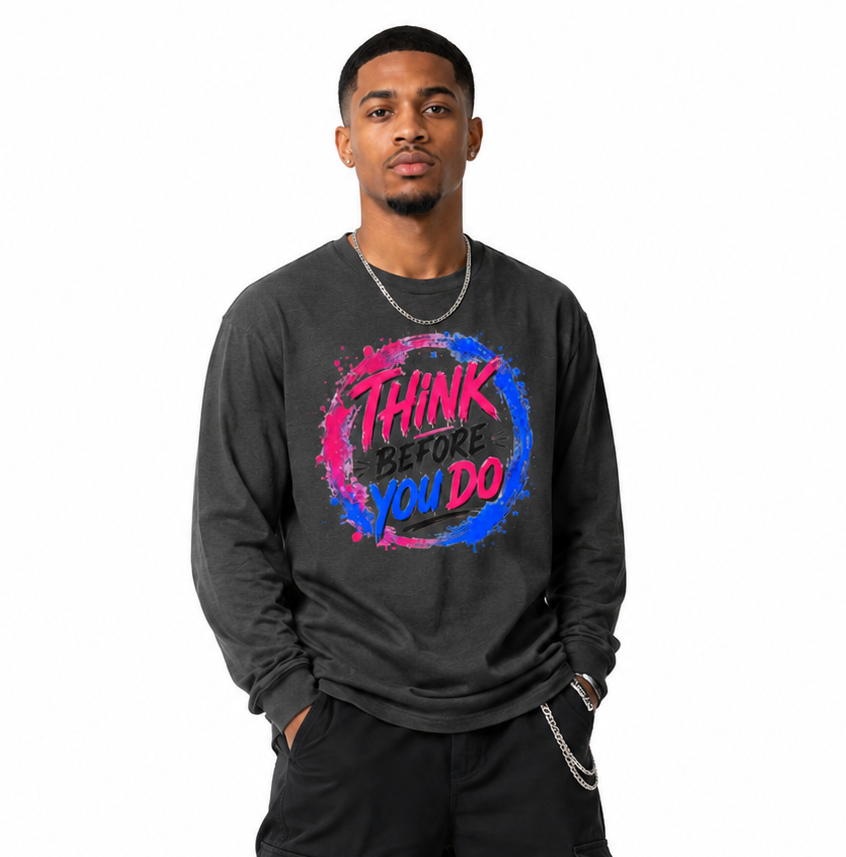 Think Before You Do Long Sleeve T-Shirt