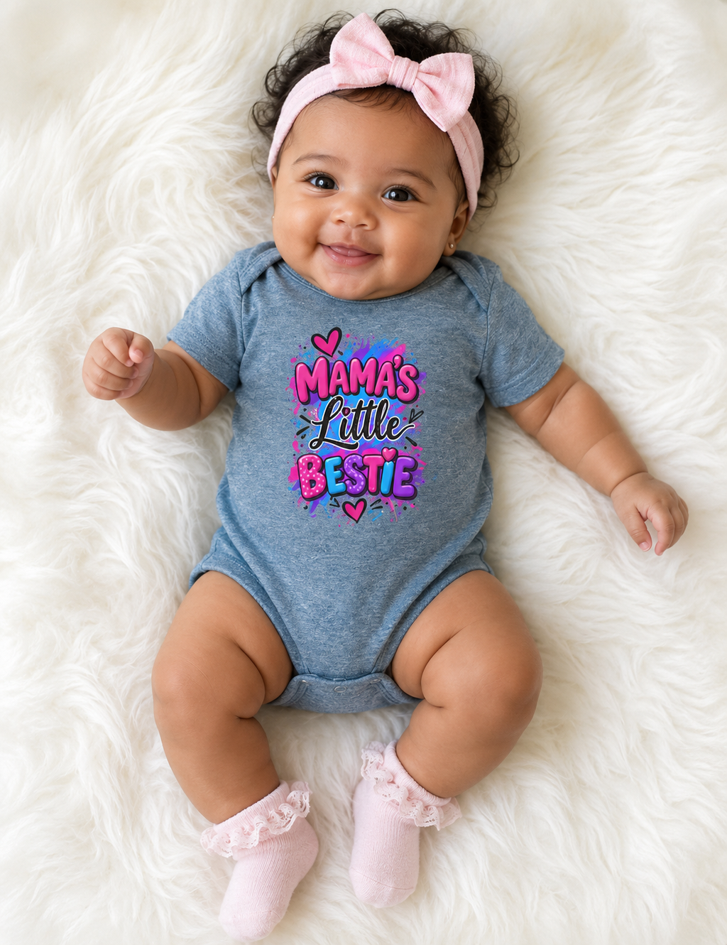 Mama’s Little Bestie Baby Bodysuit