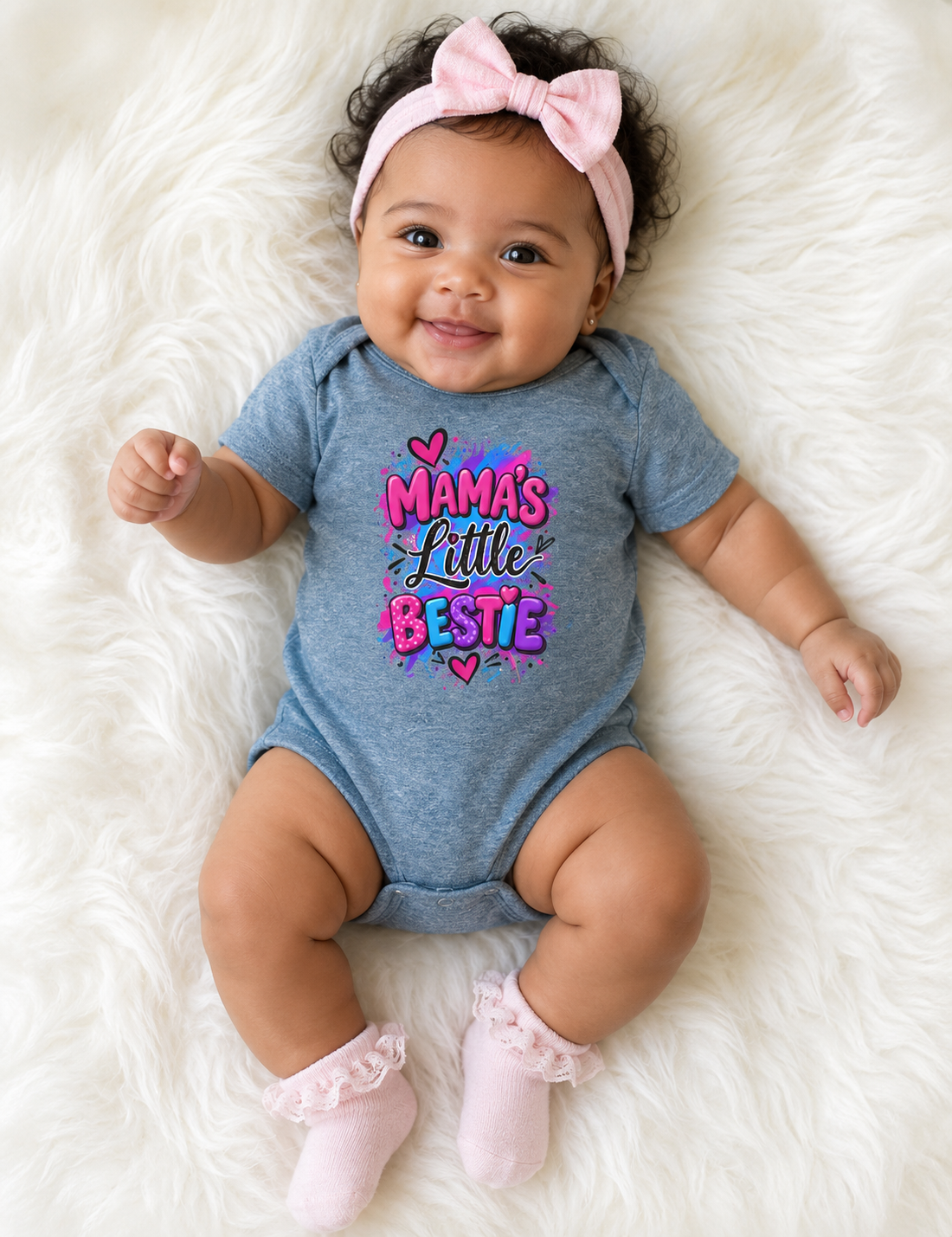 Mama’s Little Bestie Baby Bodysuit