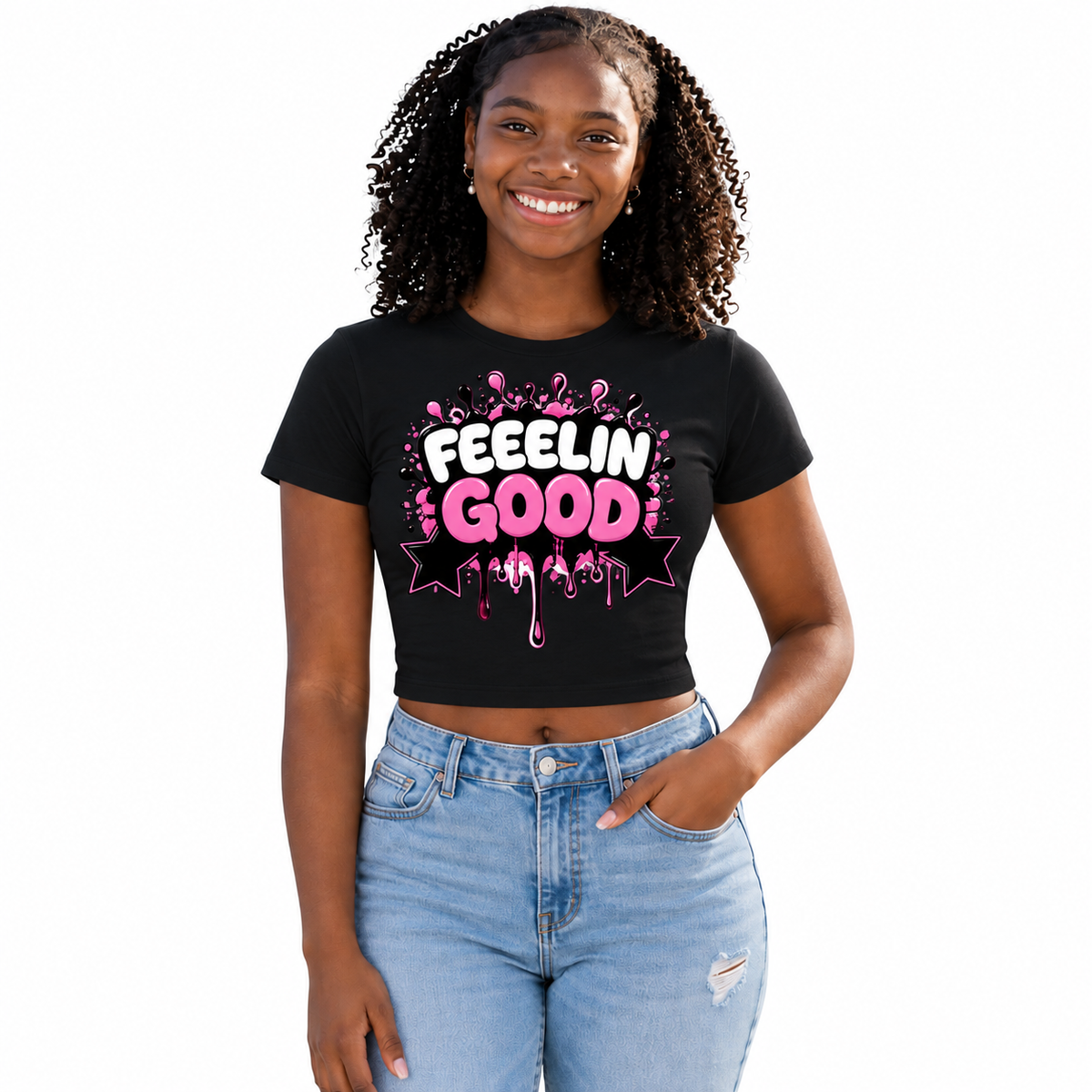 Feelin’ Good Women’s Baby Tee